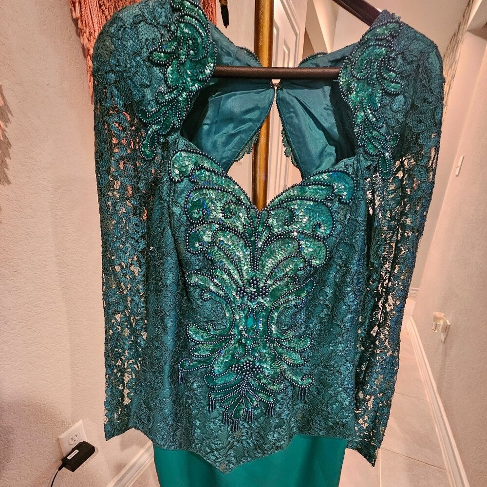 Vintage Karen Okada Beaded Gown